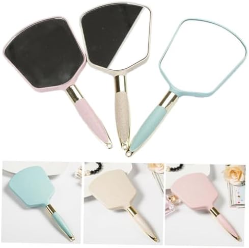 Vanity Makeup Mirror Handheld Portable for Travel Home Salon Use