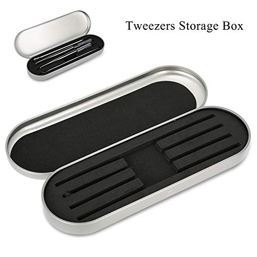 Sonew Silver Eyelash Tool Storage Box