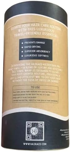HAIRACO Microfiber Pro Wrap Hair Towel for Women 1