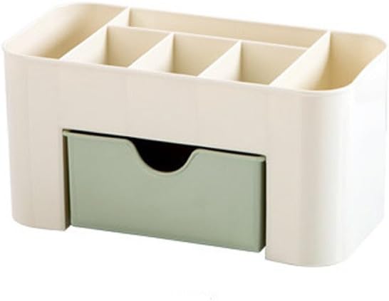 Yiwula Makeup Organizer Green Space-Saving Storage Box