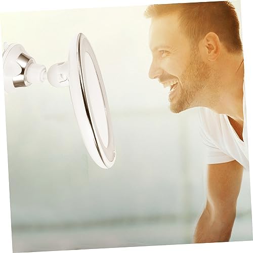 DOITOOL 10x Magnified LED Vanity Mirror with Suction