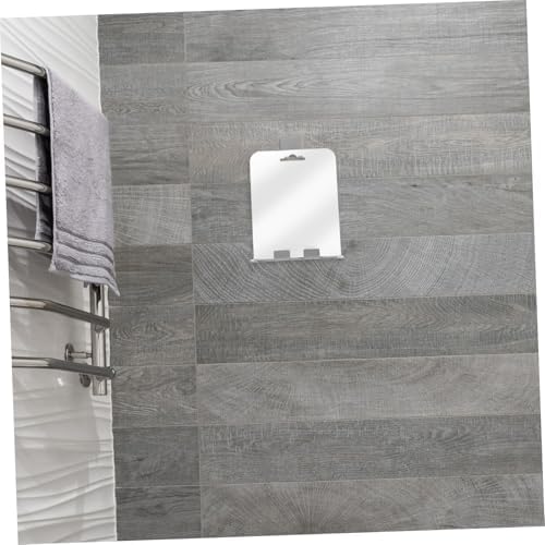 Stainless Steel Hook Anti-Fog Shower Mirror for Men