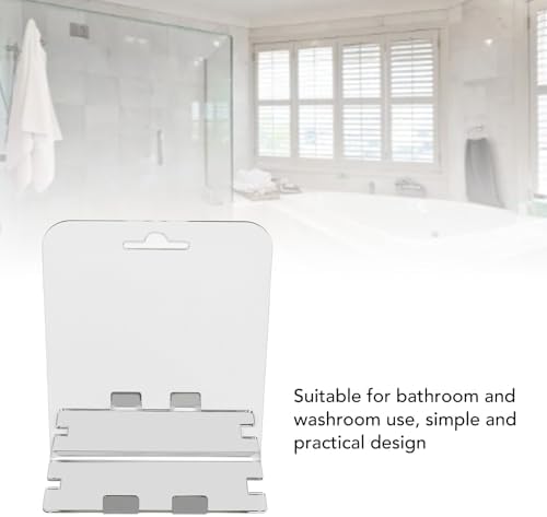 Fogless Shower Mirror with Shelf and Hook