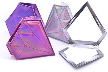 SUNESA 4pc Diamond Shape Makeup Mirror Set