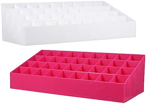 TOVINANNA 36 Slots Cosmetic Holder Makeup Organizer
