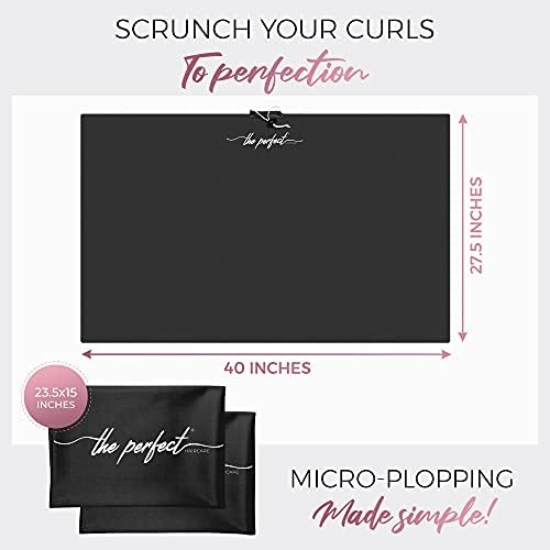 THE PERFECT HAIRCARE Curly Hair Microfiber Towel Set