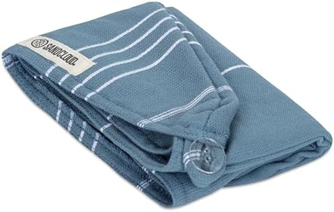 Sand Cloud Hair Towel Wrap for Women and Men - Slate Blue