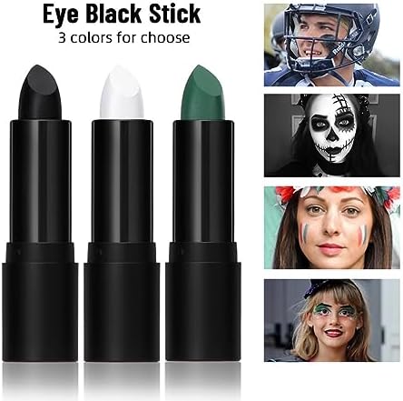 ikasus White Face Body Paint Stick for Sports and Halloween