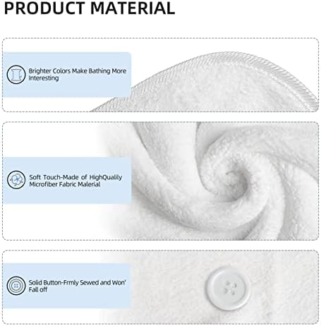 Galaxy Alien Hair Towel Wrap for Men Women Curly Long Thick Hair