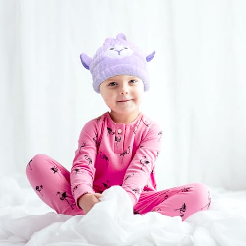 Unaone 2 PCS Microfiber Hair Drying Towel for Kids