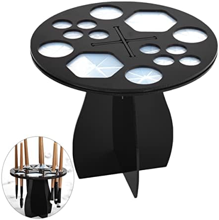 Ipetboom 1Pc Black Makeup Brush Drying Rack 1