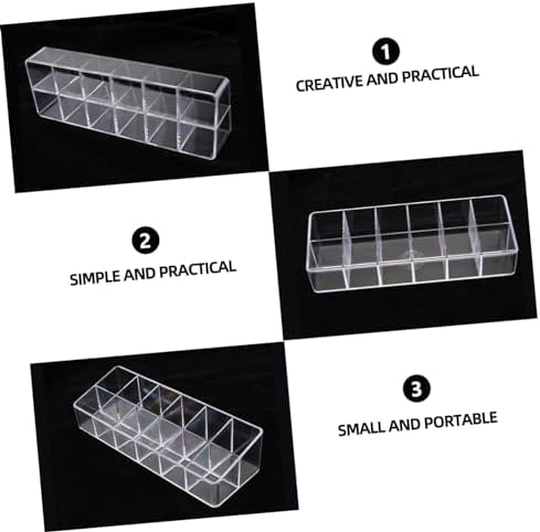 Hemoton Lip Gloss Organizer Sturdy Space-saving