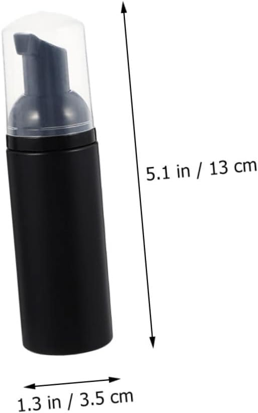 5PCS Foaming Bottle Set with Electroplated Frosted Design