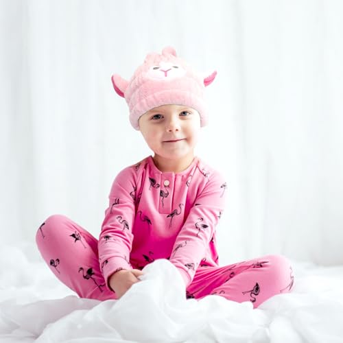 Unaone 2 PCS Microfiber Hair Drying Towel for Kids Girls