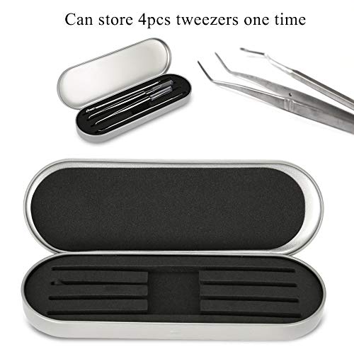 Sonew Silver Eyelash Tool Storage Box