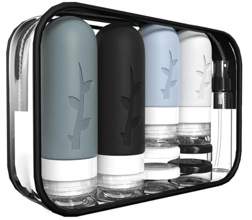 18-Pack TSA Approved Leak Proof Travel Bottles Set