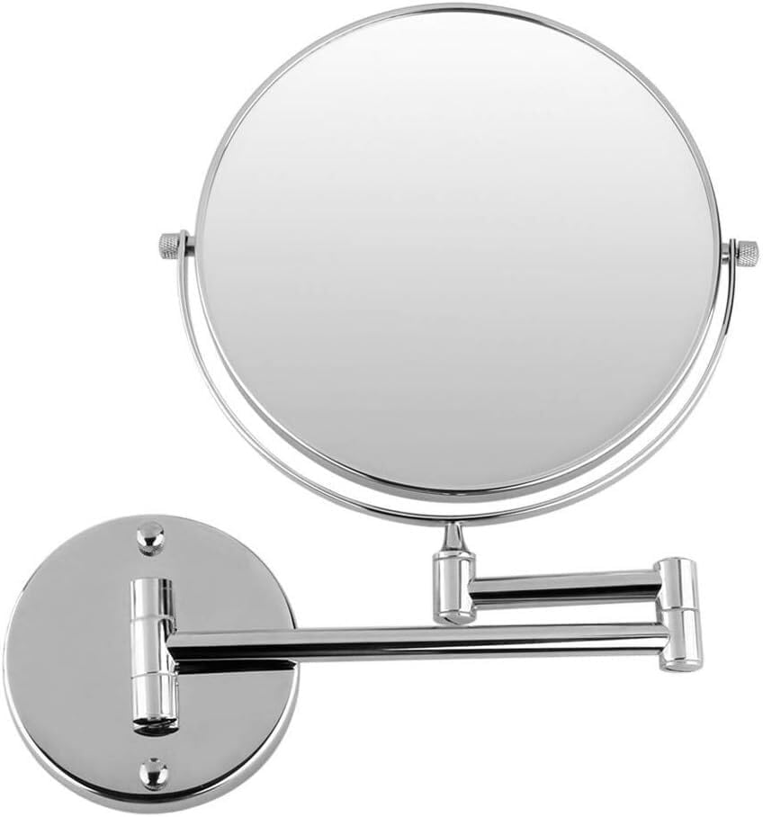 Bleslin Double-Sided 7X Magnifying Wall Mirror with 360 Swivel
