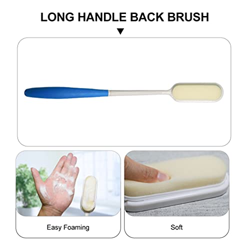 Healifty Multi-Use Bath Sponge Scrubber Handle