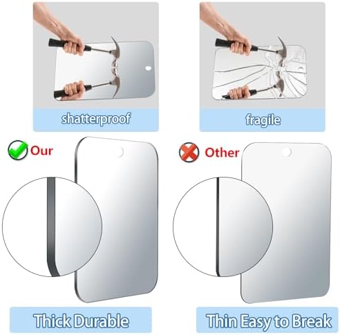 UNBREAKABL MIRO Fogless 8x55in Shower Mirror