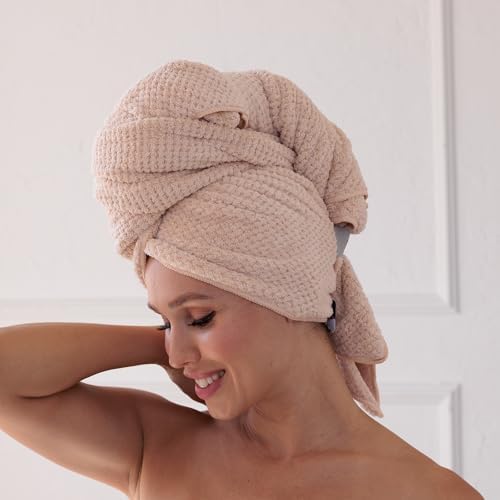 Curly Girl Microfiber Towel Wrap for Women - 41 x 31
