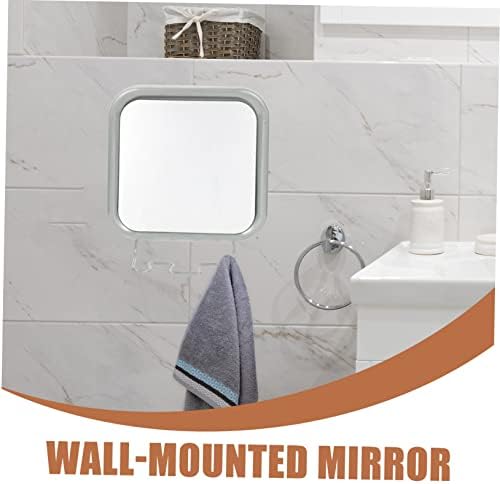 Fogless Suction Cup Mirror with Razor Hooks