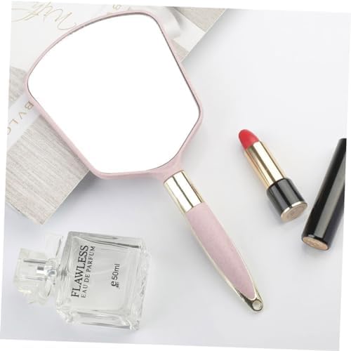 SOIMISS Handheld Mirror with Ergonomic Handle for Travel and Bathroom Use