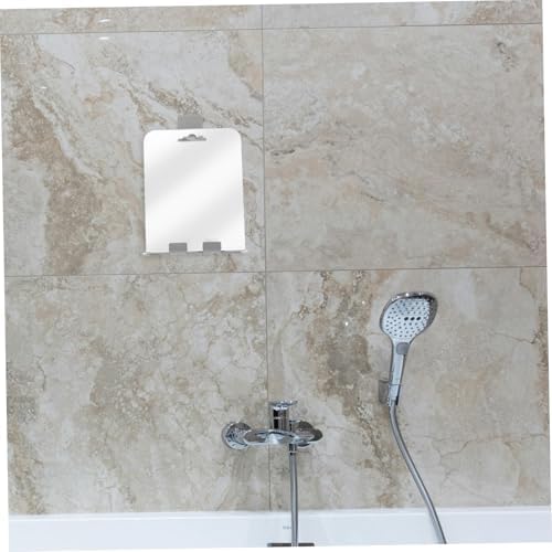 Stainless Steel Hook Anti-Fog Shower Mirror for Men