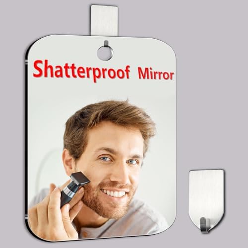 JKNEIWA 9x7 Inch Fogless Shower Mirror for Shaving 1