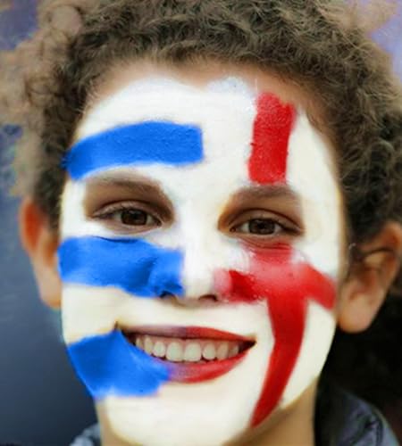 Go Ho Royal Blue Waterproof Face Paint for Halloween Cosplay