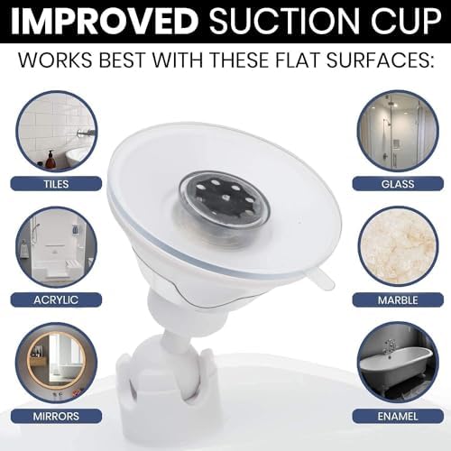 3X Magnifying Fogless Shower Mirror