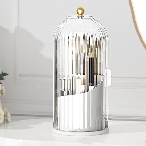 Concealed Toothbrush Holder with Sliding Lid and 360 Rotating Design