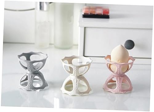 3pcs Powder Puff Stand Holder Portable Storage Rack