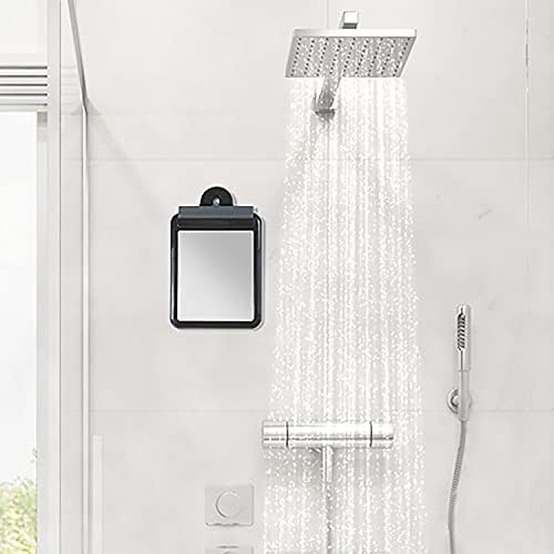 Zadro Fogless Travel Water Shower Mirror with Squeegee and Pouch 1