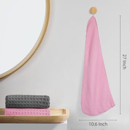 MaopaoBeauty Microfiber Waffle Hair Towel for Women Girls