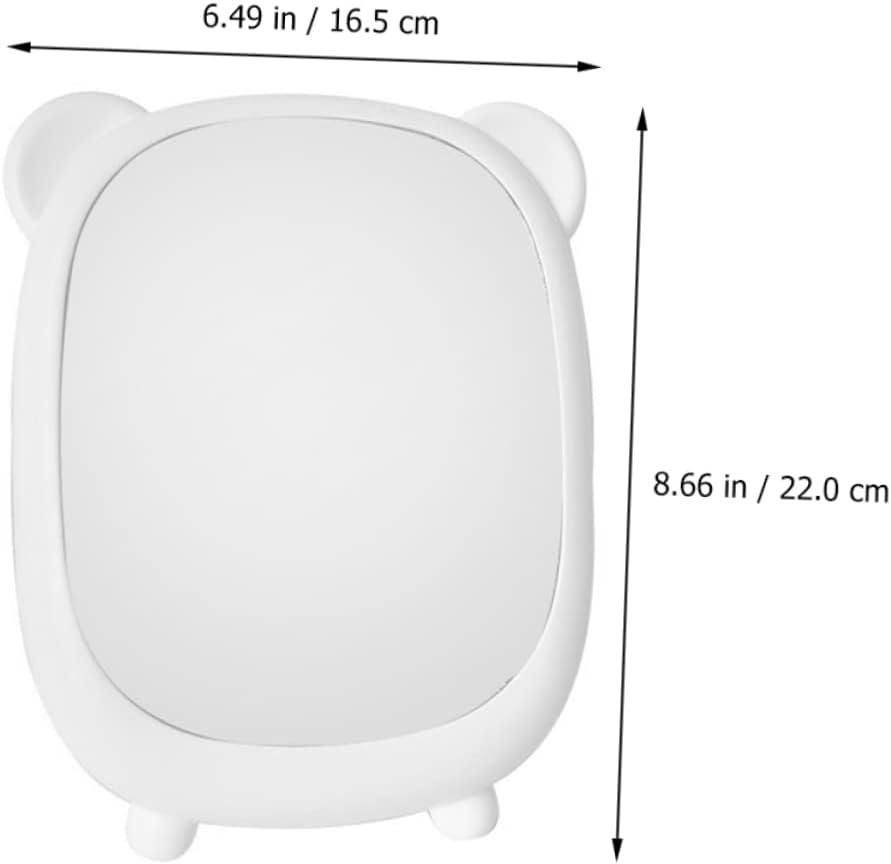 VICASKY Cartoon Shape Wall Mounted Cosmetic Mirror