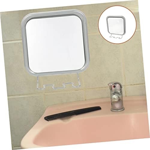 Fogless Shower Mirror with Suction Cups and Hook 1
