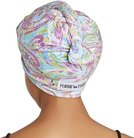 Turbie Twist Microfiber Hair Towel 2 Pack - Purple Paisley
