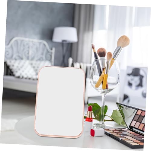 NOLITOY 2pcs Portable Makeup Mirror with Stand 1