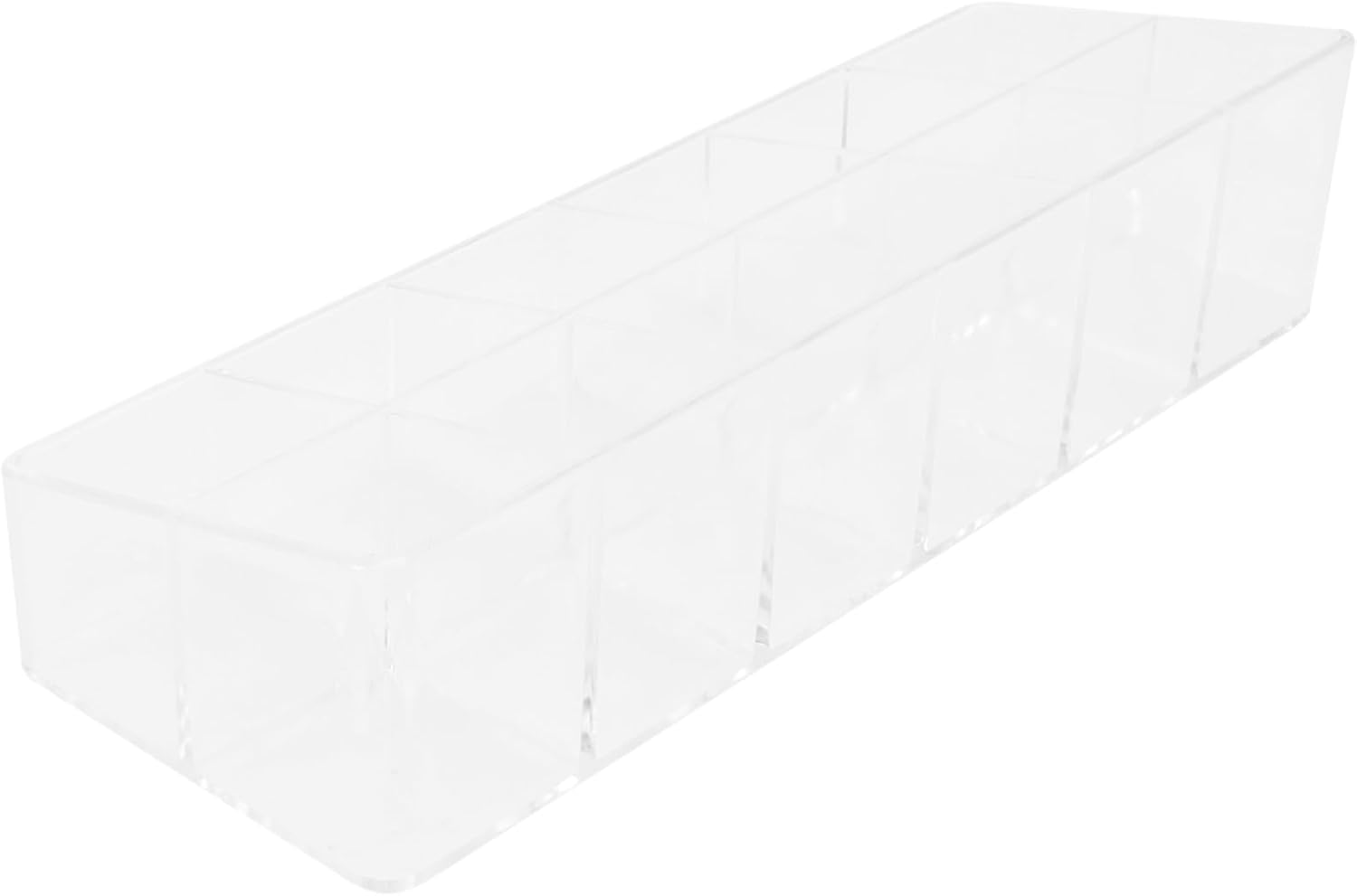PartyKindom Clear Lipstick Display Organizer with Lid