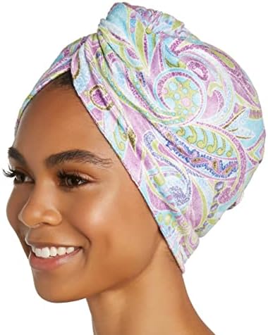 Turbie Twist Microfiber Hair Towel 2 Pack - Purple Paisley