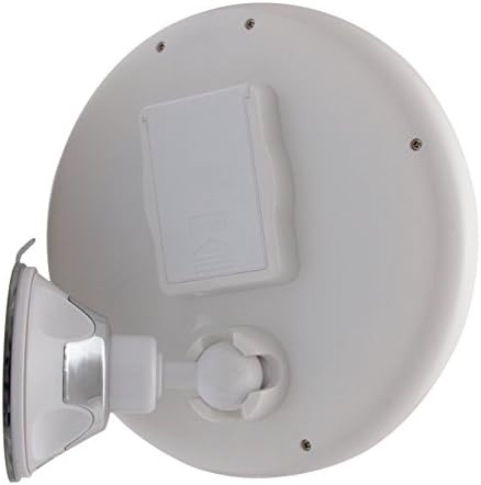 Zadro 10X Magnification LED Vanity Wall Mount Makeup Mirror White
