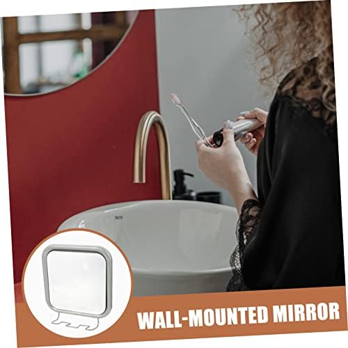 Fogless Shower Mirror with Suction Cups and Hook 1