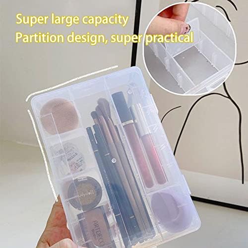 Portable Dustproof Makeup Brush Organizer with Lid