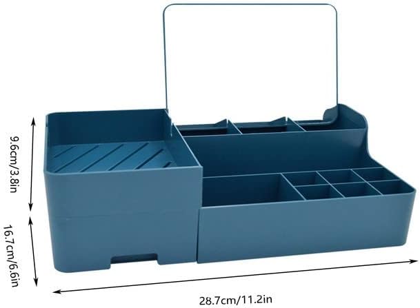 Makeup Organizer Countertop Cosmetic Display Case 3 Tier