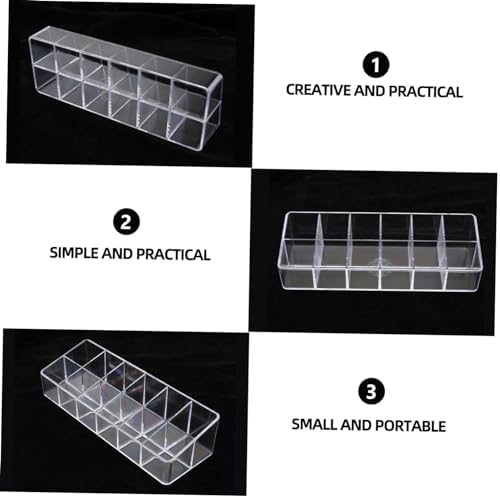 OSOLADY Lipstick Storage Case 12 Slots Organizer