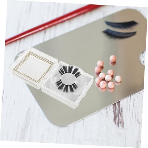 2pcs Rhinestone Eyelash Storage Box Stylish Case for Travel 1