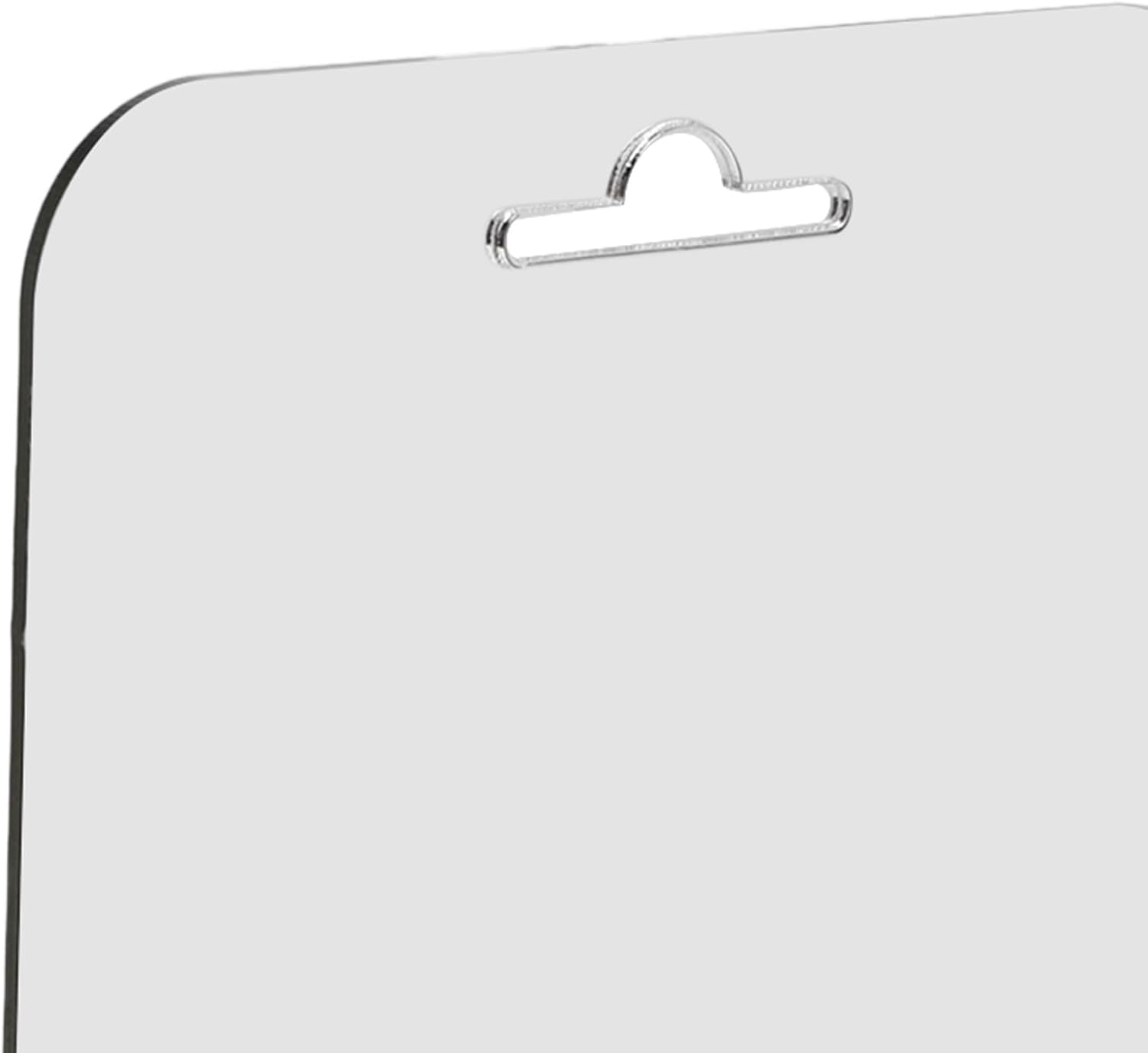 Fogless Shower Mirror with Shelf and Hook