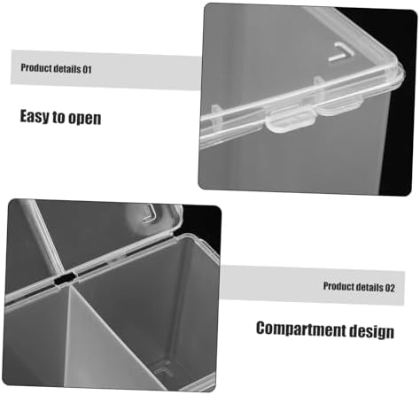 Cotton Pads Holder Case with 2 Compartments