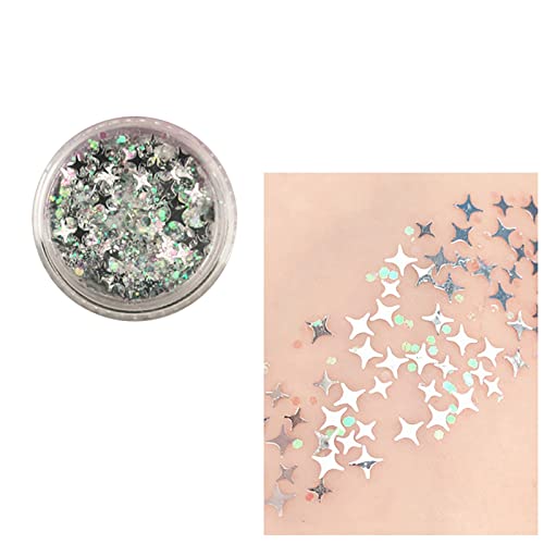 KEEADI Body Glitter Gel Sequins for Concerts and Festivals