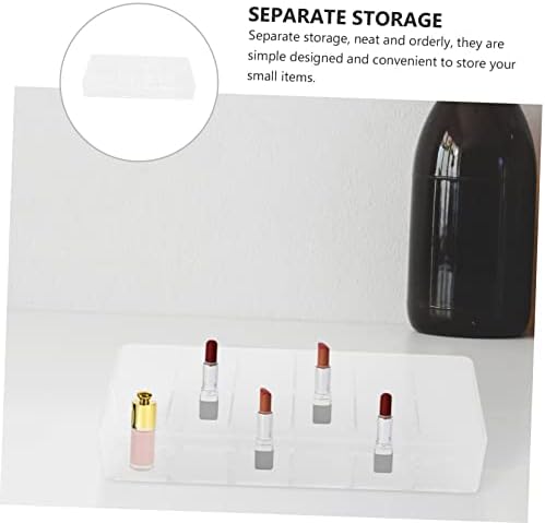 1pc Transparent Lipstick Display Box Organizer for Desktop